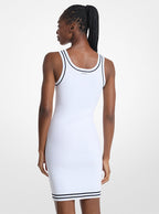 Michael Kors Textured Knit Mini Dress-WHITE