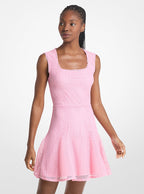 Michael Kors Lace Mini Dress-CARNATION