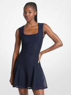 Michael Kors Lace Mini Dress-MIDNIGHTBLUE