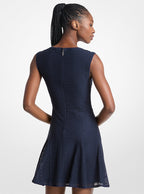 Michael Kors Lace Mini Dress-MIDNIGHTBLUE
