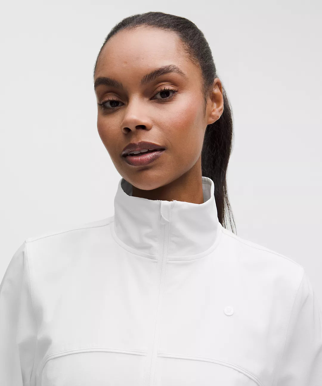 Lululemon Court Rival Tennis Track Jacket-White/White