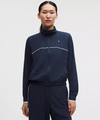Lululemon Court Rival Tennis Track Jacket-Club Blue/White