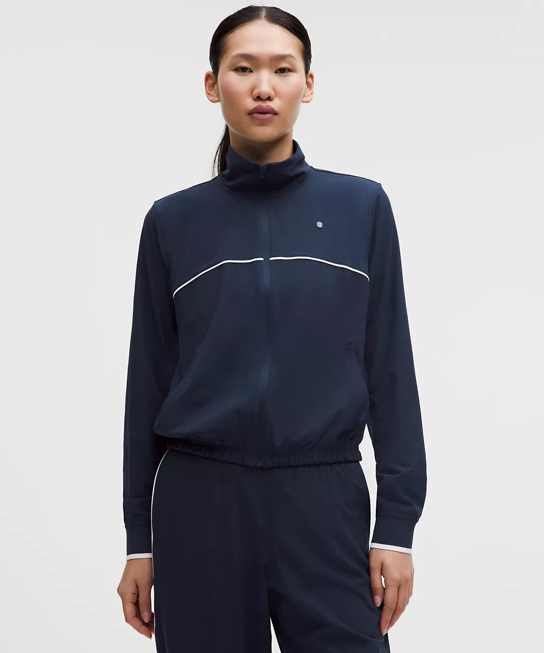 Lululemon Court Rival Tennis Track Jacket-Club Blue/White