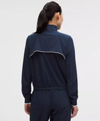 Lululemon Court Rival Tennis Track Jacket-Club Blue/White