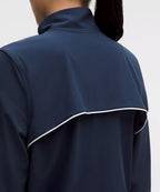 Lululemon Court Rival Tennis Track Jacket-Club Blue/White