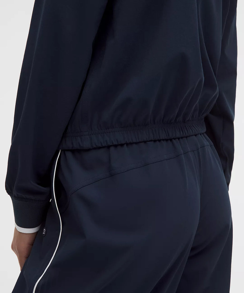 Lululemon Court Rival Tennis Track Jacket-Club Blue/White