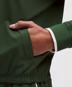 Lululemon Court Rival Tennis Track Jacket-Ivy Grove/White
