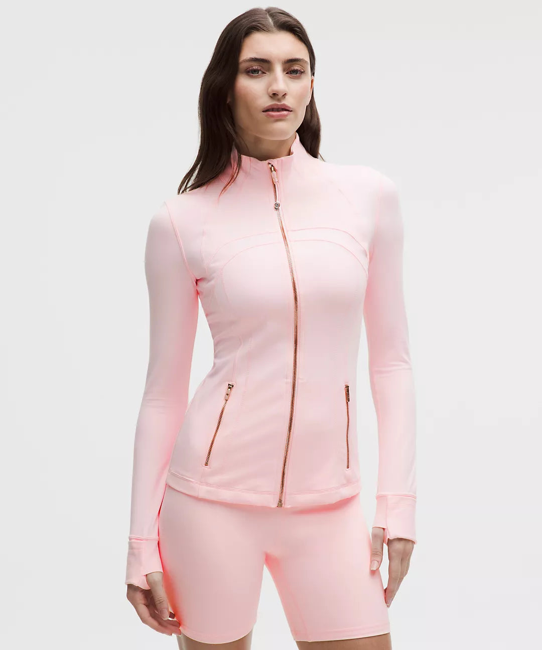 Lululemon Define Jacket Nulu-Pink Pearl/Rose Gold/Rose Gold