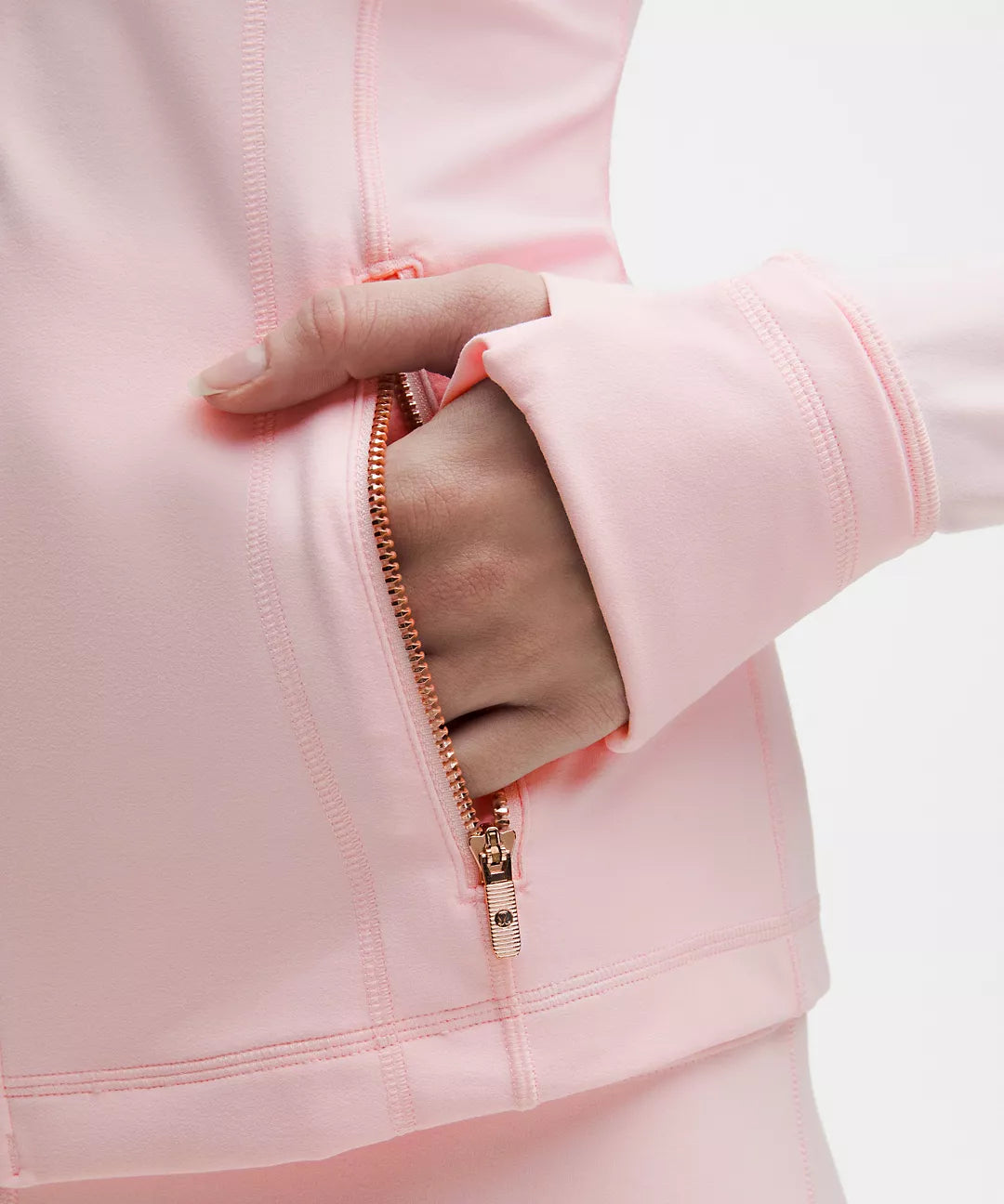 Lululemon Define Jacket Nulu-Pink Pearl/Rose Gold/Rose Gold