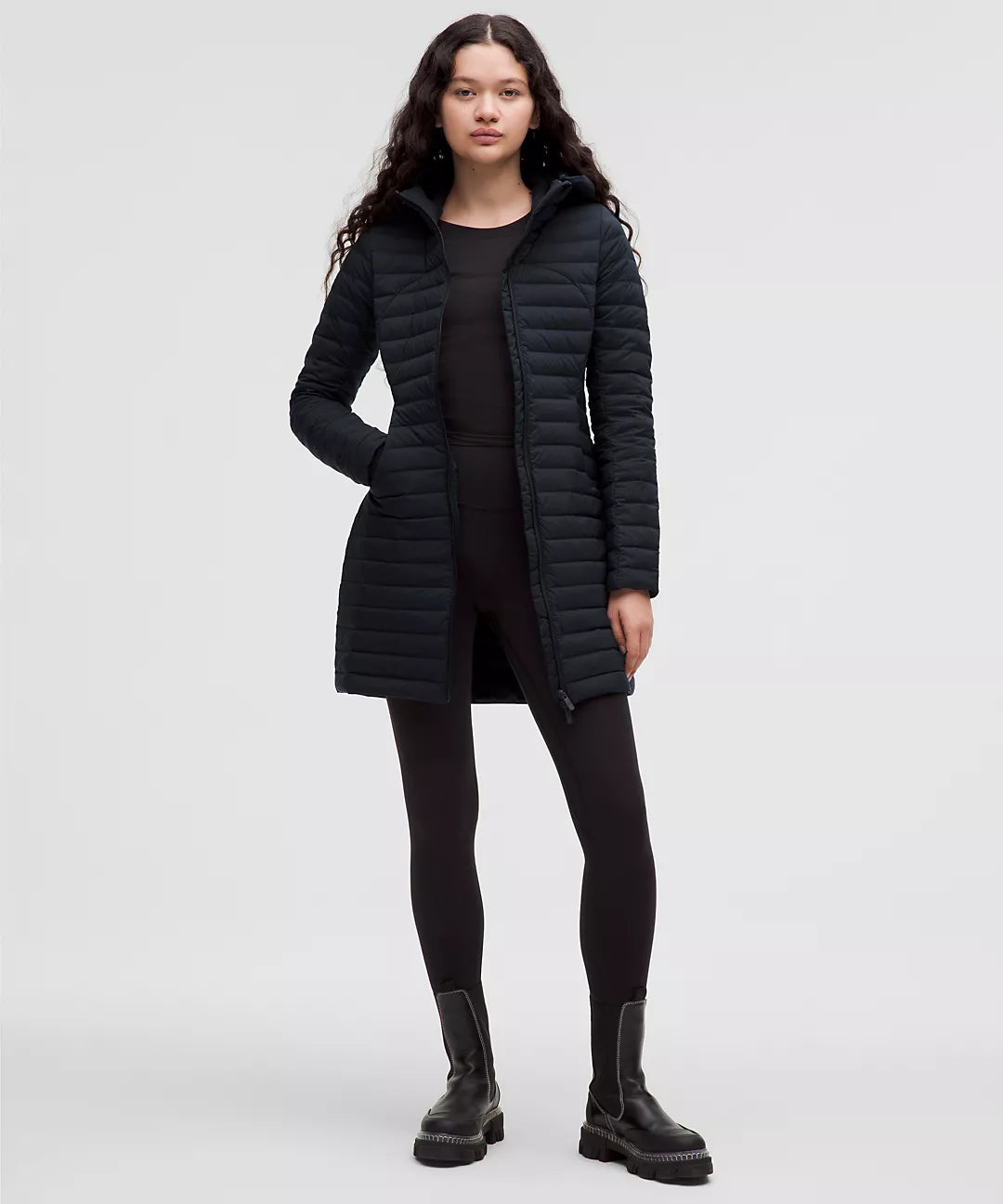 Lululemon Pack It Down Long Jacket-True Navy
