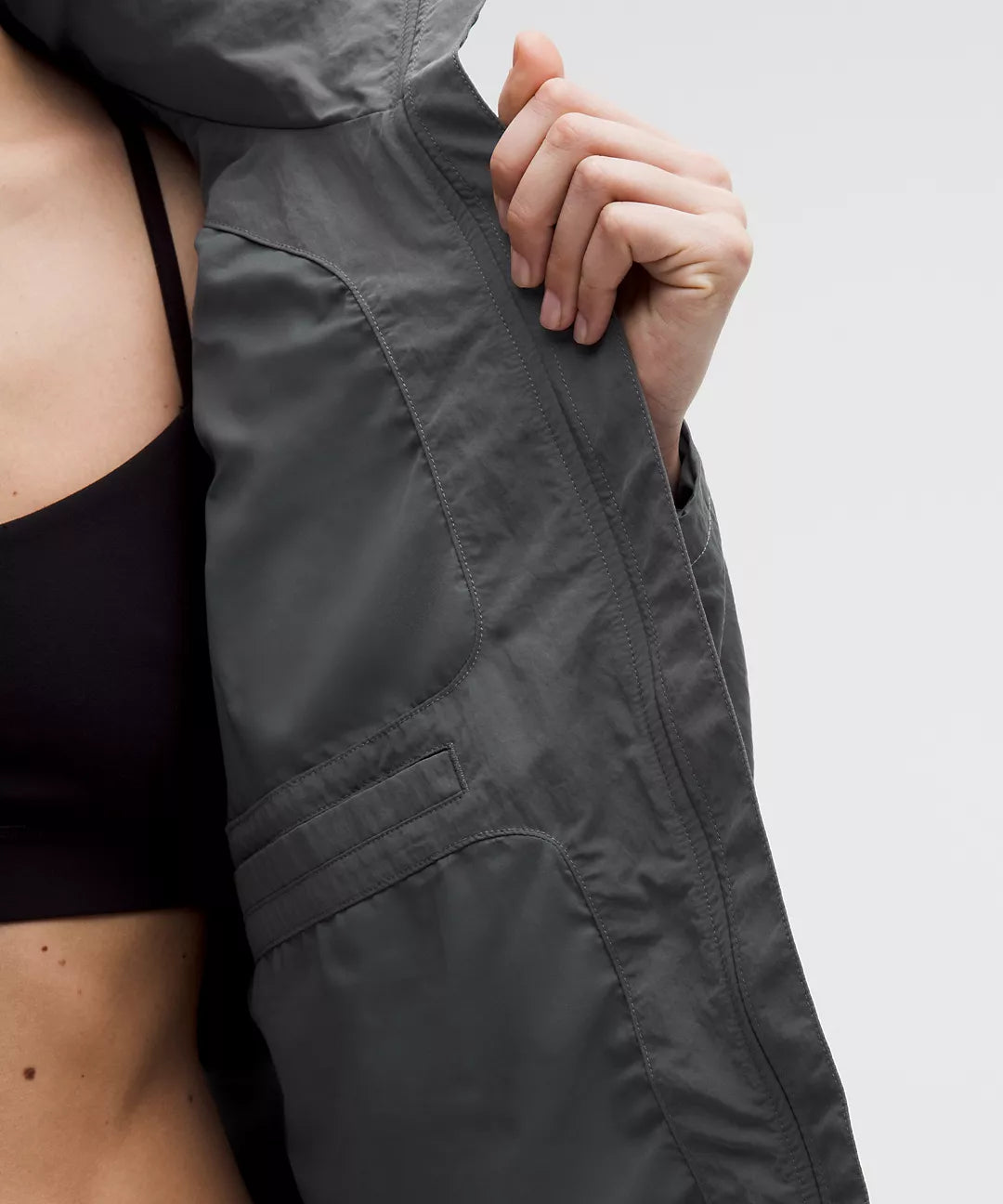 Lululemon Always Effortless Classic-Fit Jacket-Onyx Grey