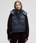Lululemon Wunder Puff 600-Down-Fill Cropped Vest-True Navy