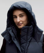 Lululemon Wunder Puff 600-Down-Fill Cropped Vest-True Navy