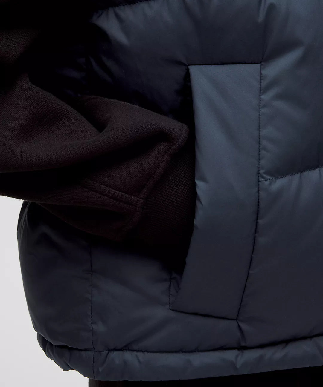Lululemon Wunder Puff 600-Down-Fill Cropped Vest-True Navy