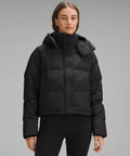 Lululemon Wunder Puff 600-Down-Fill Cropped Jacket-Black