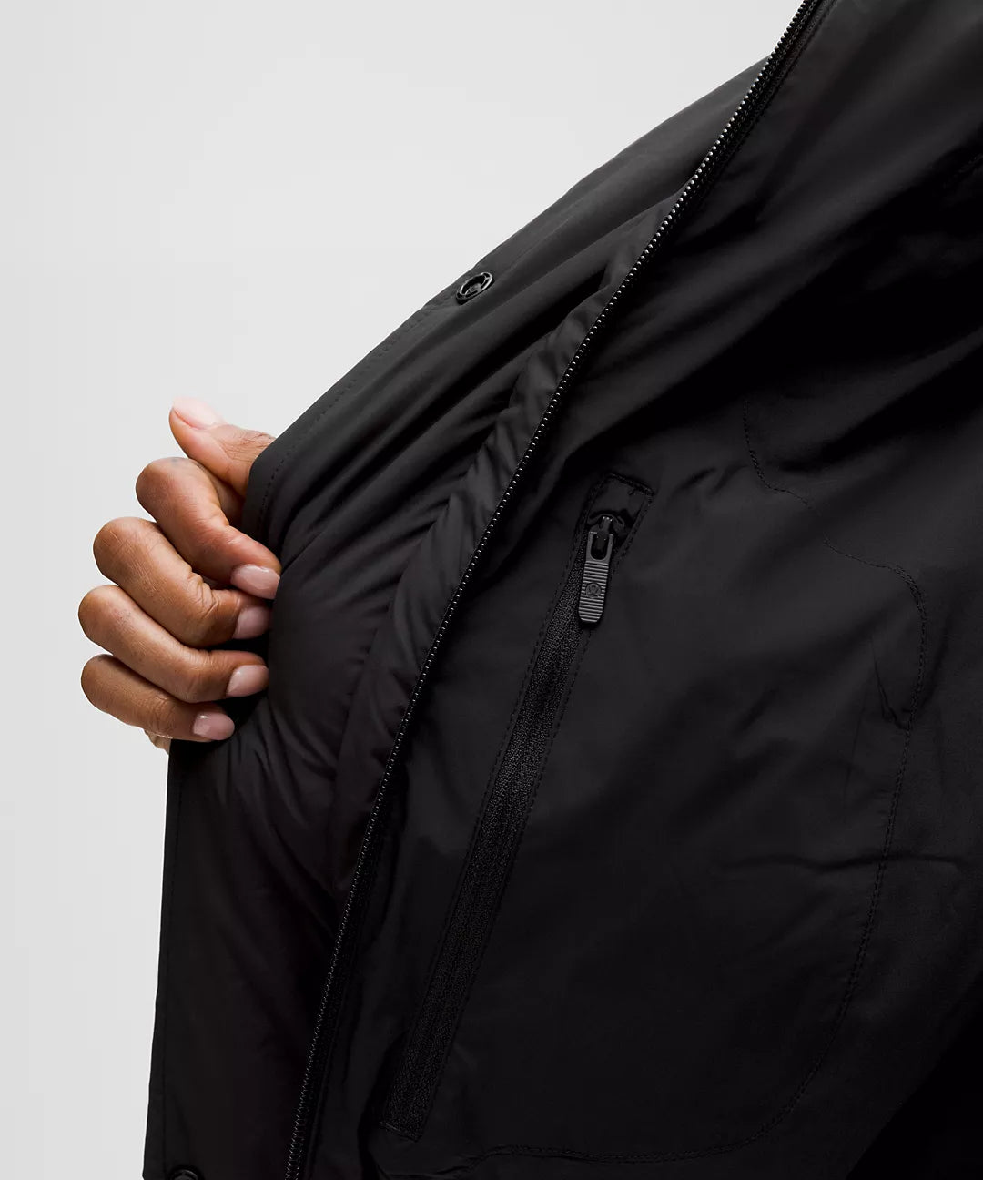 Lululemon Wunder Puff 600-Down-Fill Cropped Vest-Black