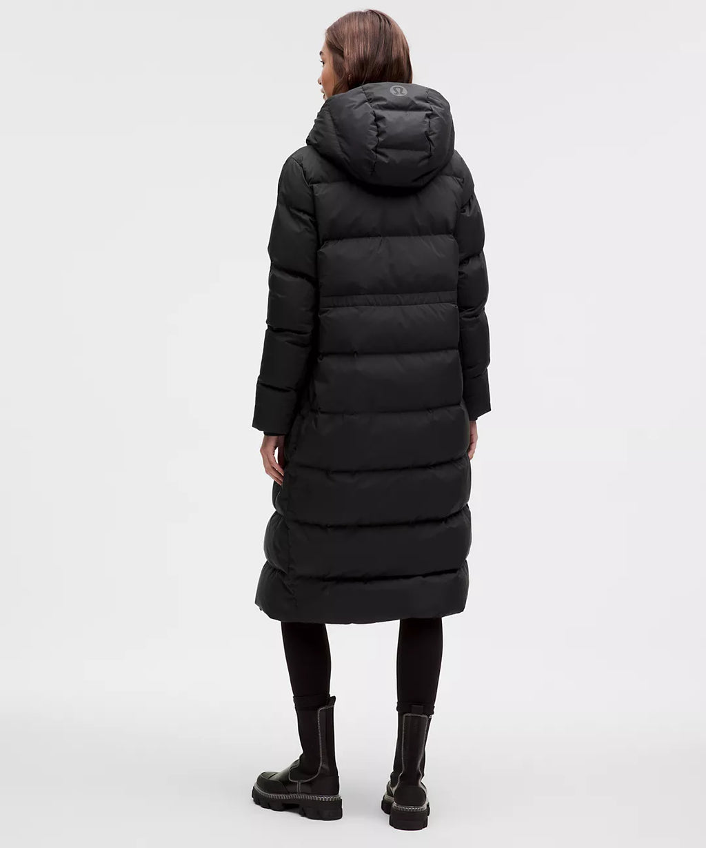 Lululemon Women's Wunder Puff 600-Down-Fill Long Jacket-Black