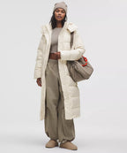 Lululemon Women's Wunder Puff 600-Down-Fill Long Jacket-Light Ivory