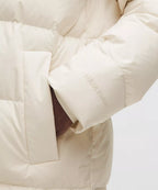 Lululemon Women's Wunder Puff 600-Down-Fill Long Jacket-Light Ivory