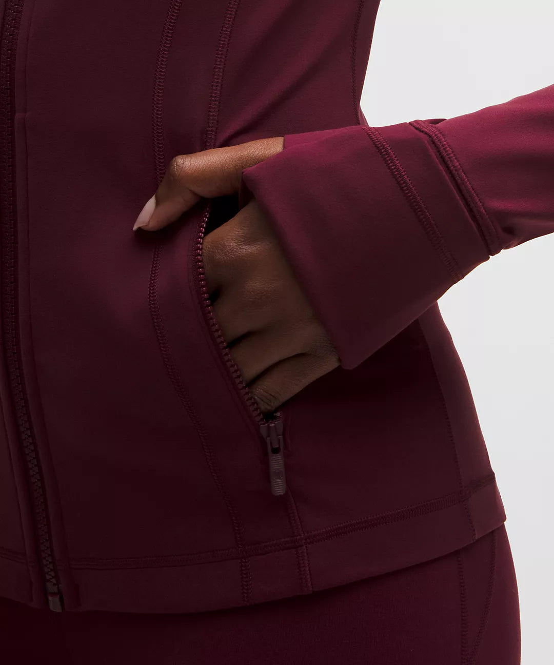 Lululemon Define Jacket Nulu-Burgundy Bay
