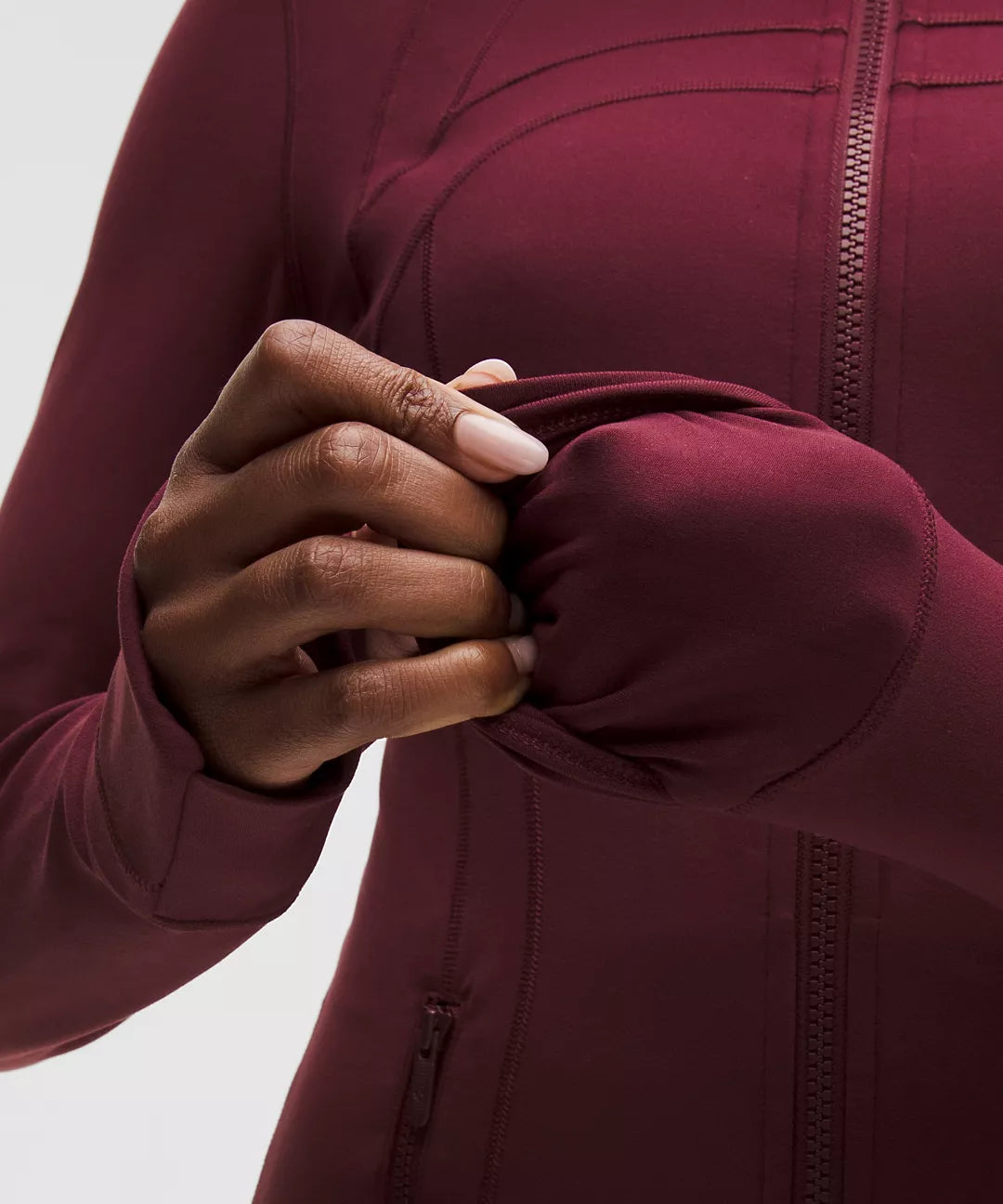 Lululemon Define Jacket Nulu-Burgundy Bay