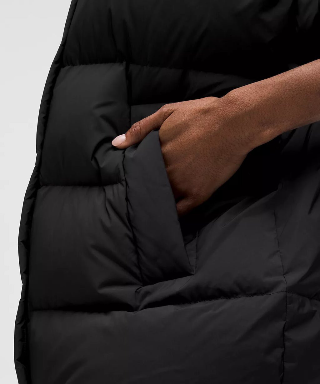 Lululemon Wunder Puff 600-Down-Fill Mid-Length Vest-Black
