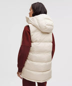 Lululemon Wunder Puff 600-Down-Fill Mid-Length Vest-Light Ivory
