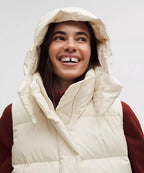 Lululemon Wunder Puff 600-Down-Fill Mid-Length Vest-Light Ivory