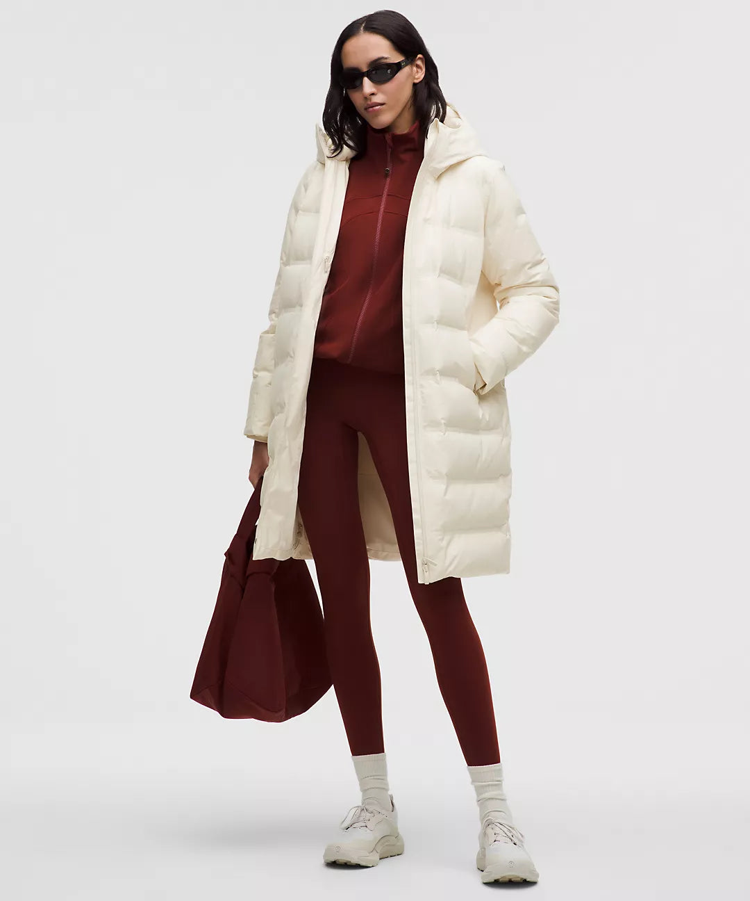 Lululemon Women's Slush Hour Waterproof 600-Down-Fill Parka-Light Ivory