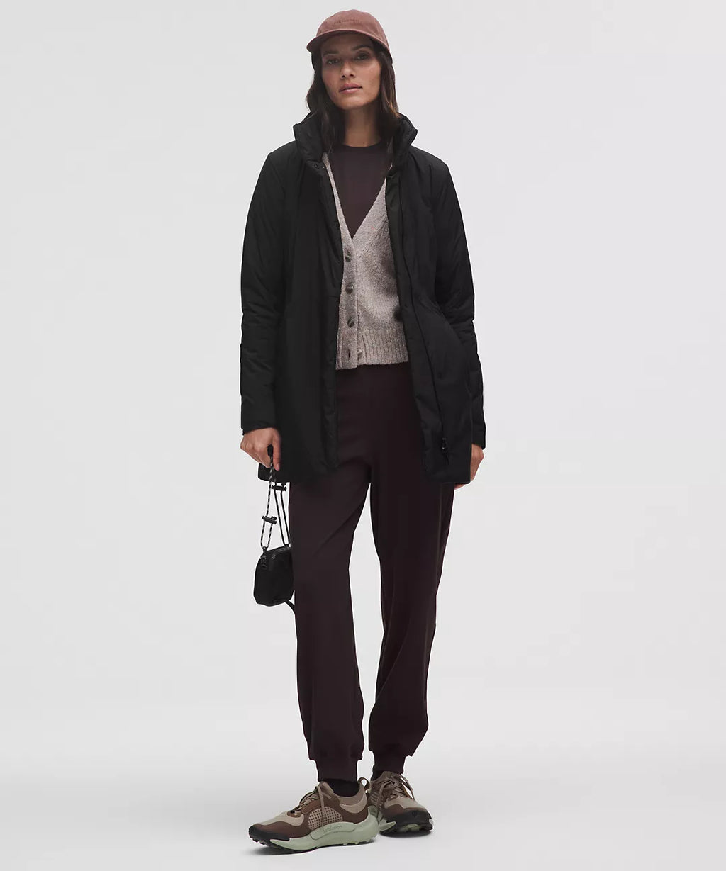 Lululemon Sleek City Long Jacket-Black