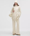 Lululemon Sleek City Long Jacket-Light Ivory