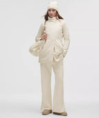 Lululemon Sleek City Long Jacket-Light Ivory