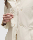 Lululemon Sleek City Long Jacket-Light Ivory