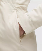 Lululemon Sleek City Long Jacket-Light Ivory
