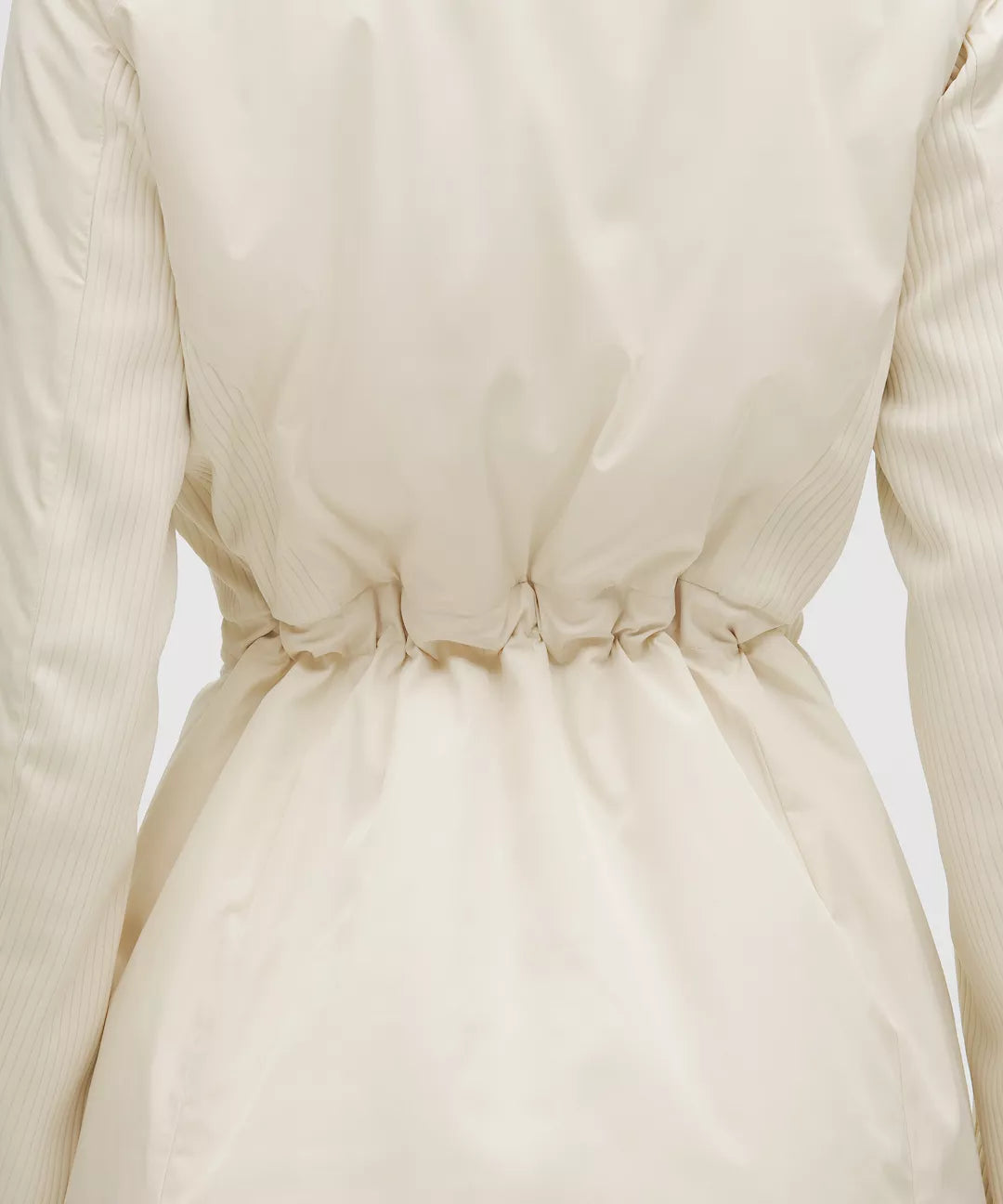 Lululemon Sleek City Long Jacket-Light Ivory