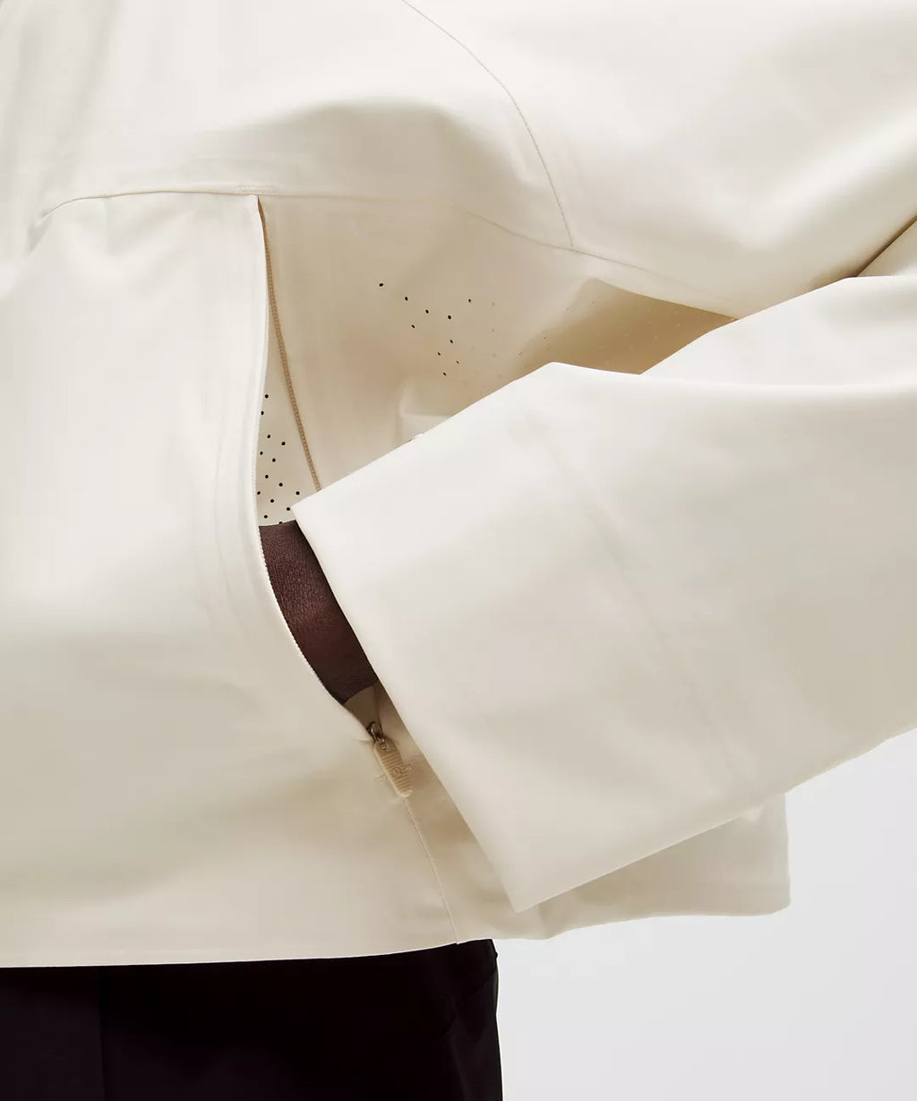 Lululemon Rain Chaser Jacket-Light Ivory