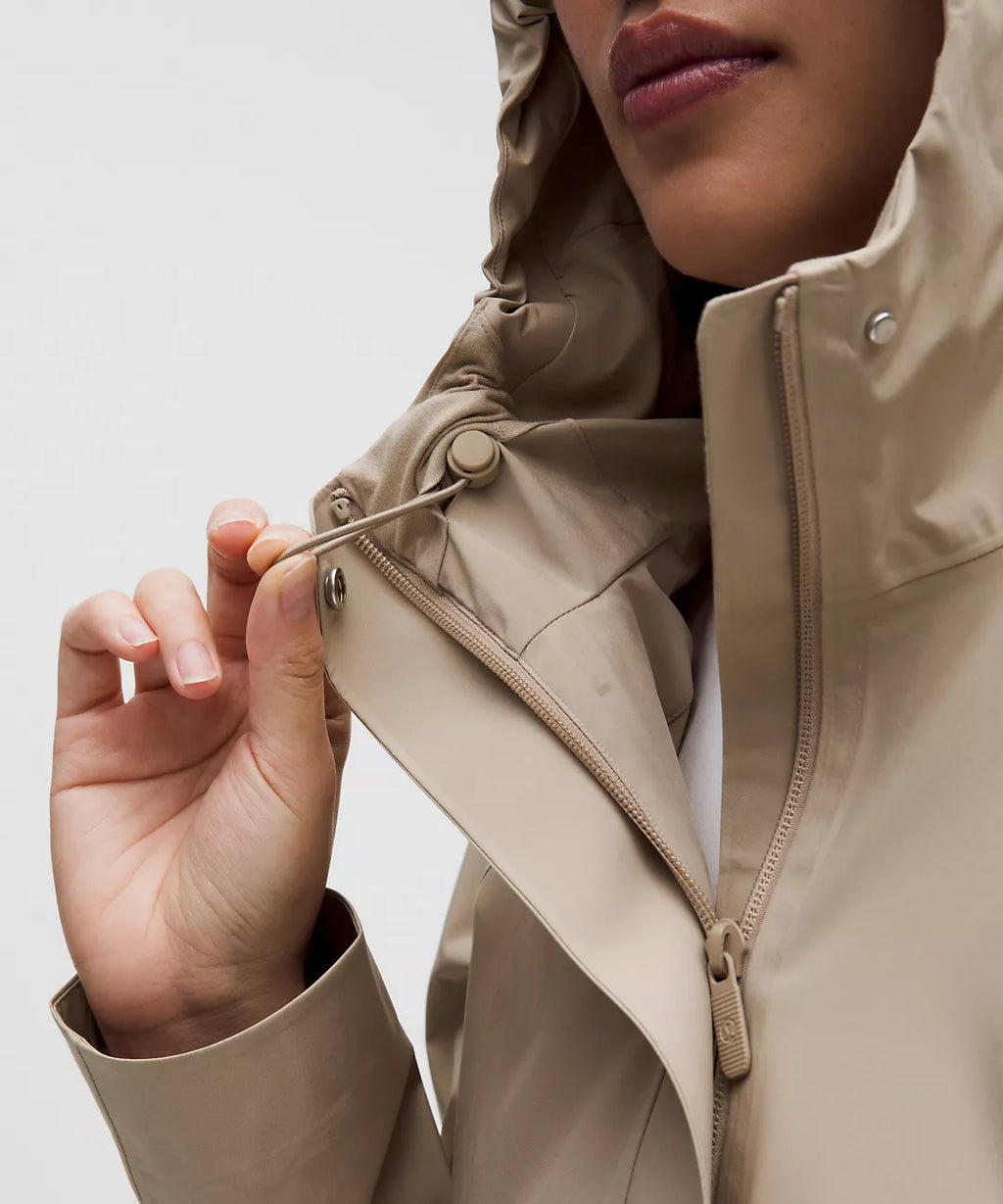 Lululemon Rain Rebel Jacket-Wacky Khaki
