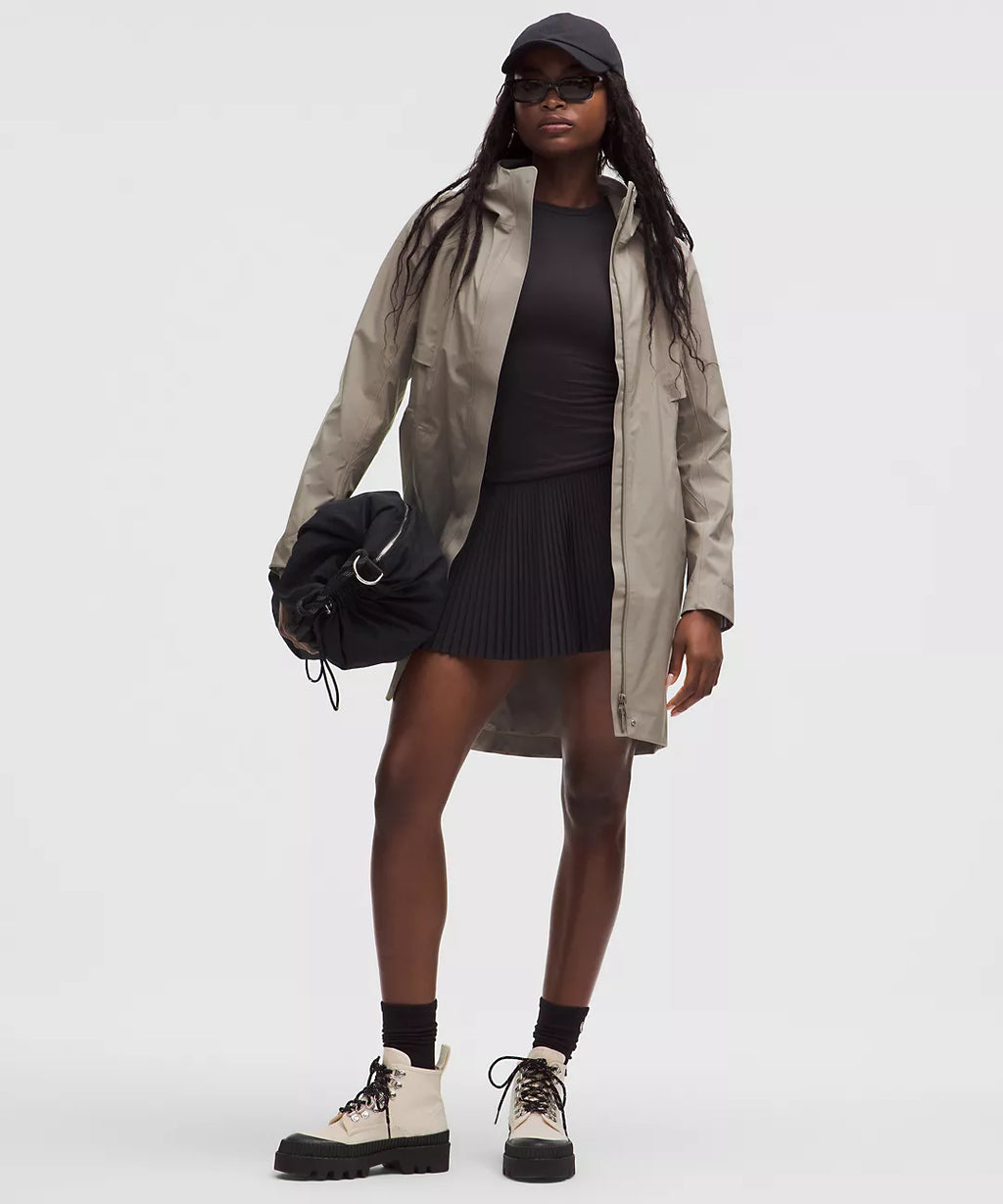 Lululemon Rain Rebel Jacket-Warm Ash Grey