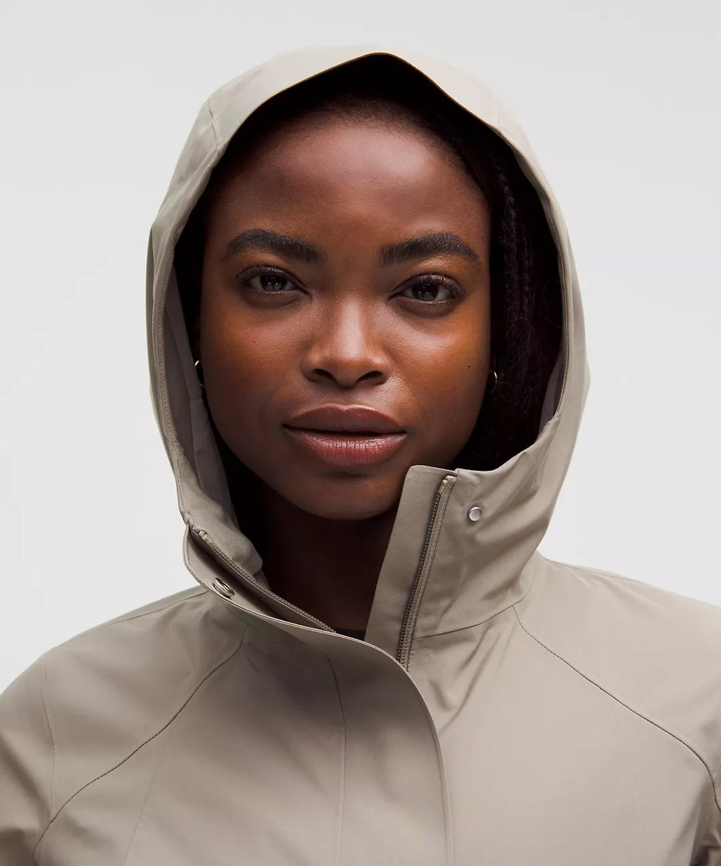 Lululemon Rain Rebel Jacket-Warm Ash Grey