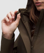 Lululemon Rain Rebel Jacket-Olive Brown