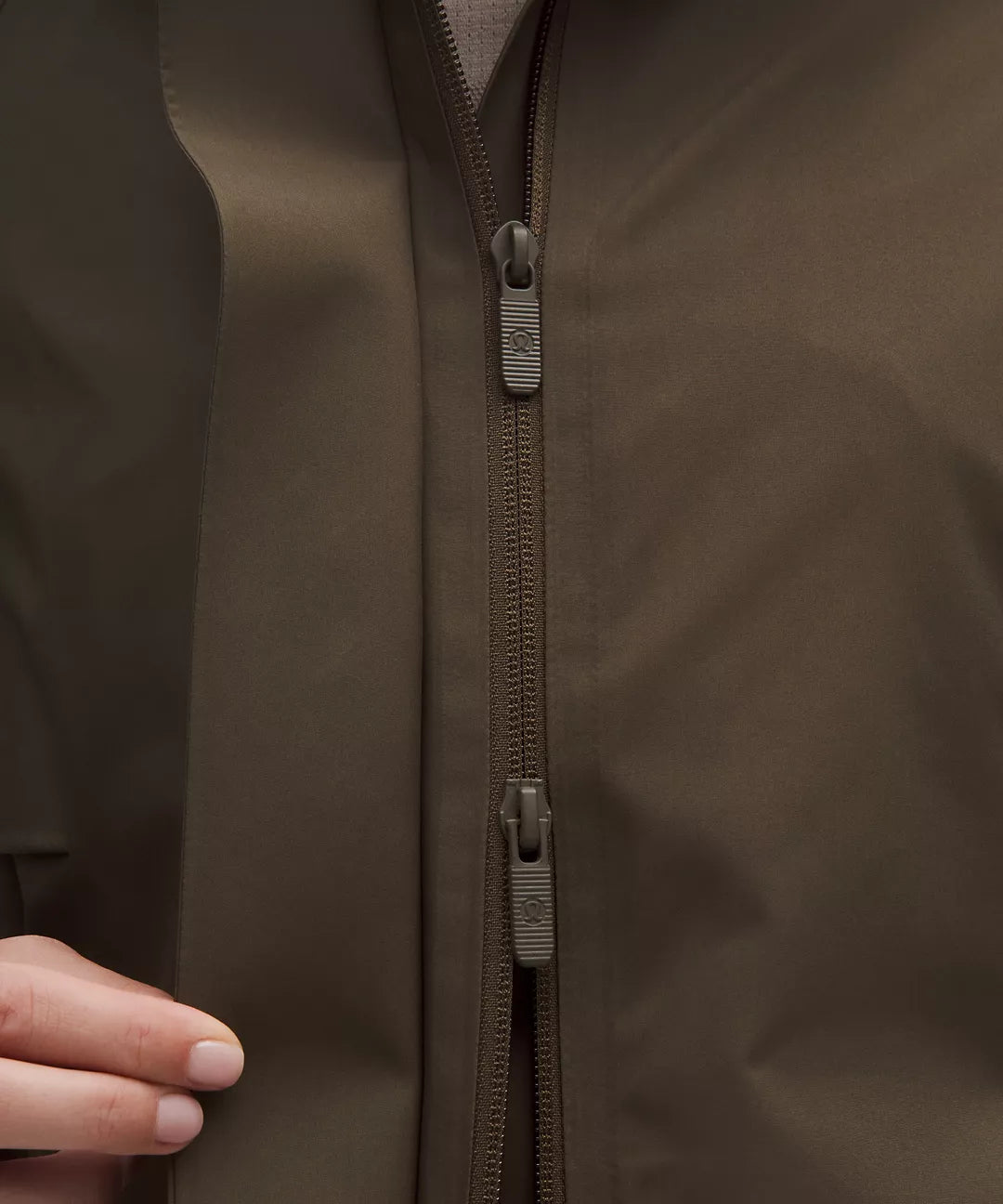 Lululemon Rain Rebel Jacket-Olive Brown