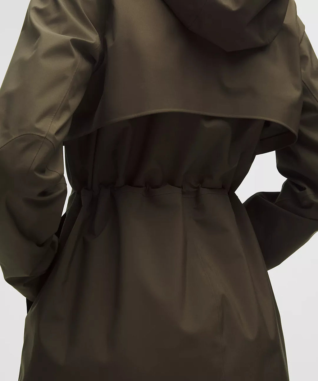 Lululemon Rain Rebel Jacket-Olive Brown