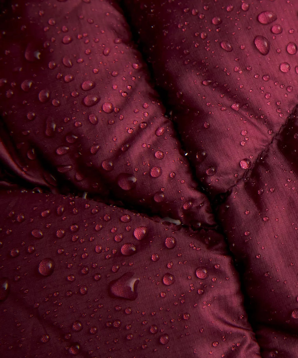 Lululemon Featherweight 900-Down-Fill Quilted Jacket-Burgundy Bay