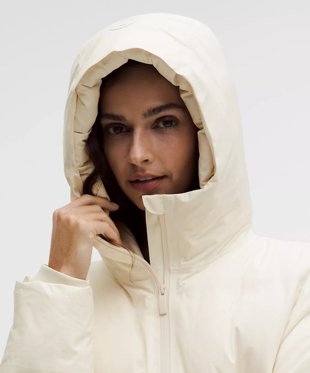 Lululemon Slush Hour 600-Down-Fill Waterproof Jacket-Light Ivory