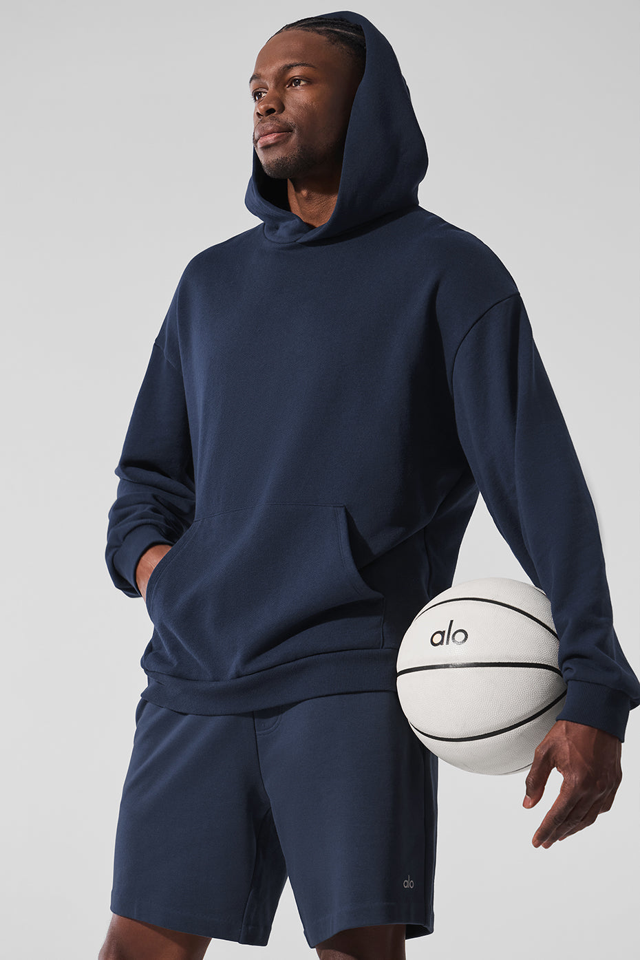 Alo Yoga Men's Chill Hoodie  -  Navy