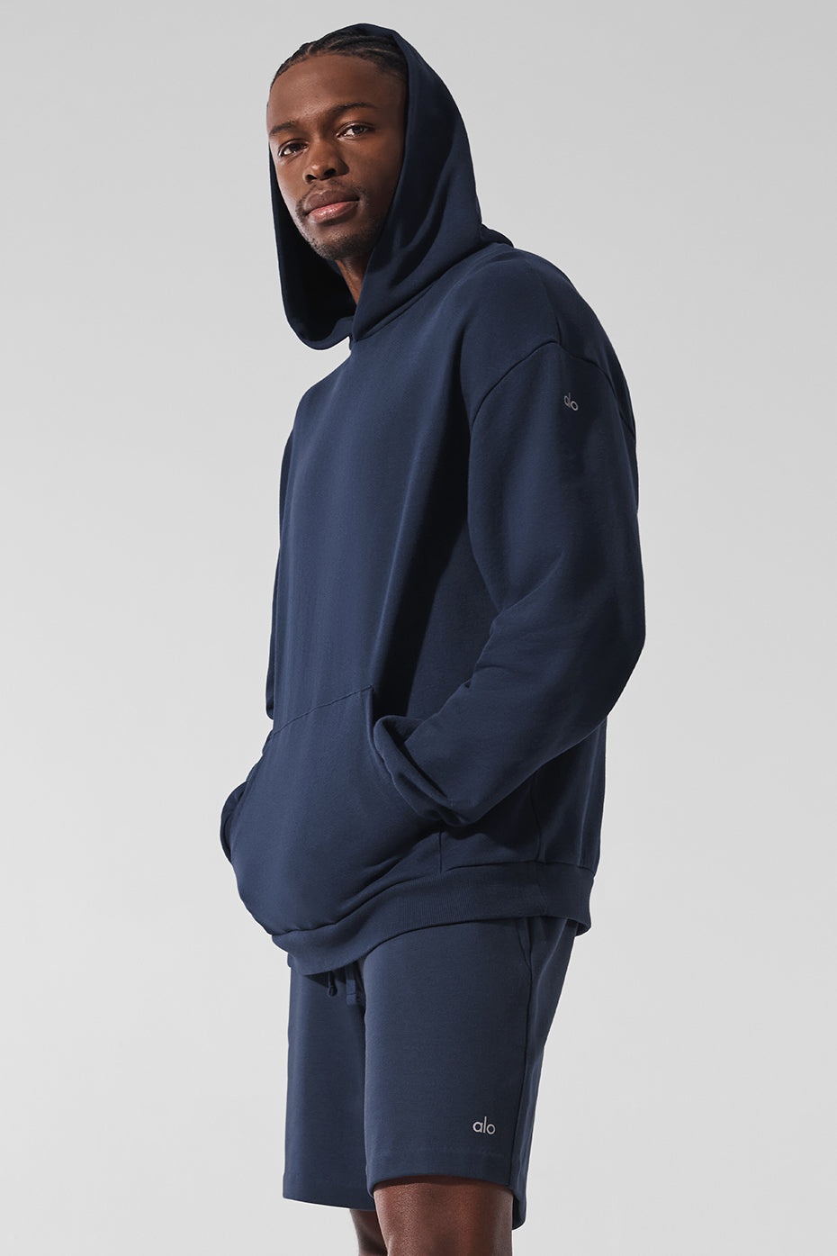 Alo Yoga Men's Chill Hoodie  -  Navy