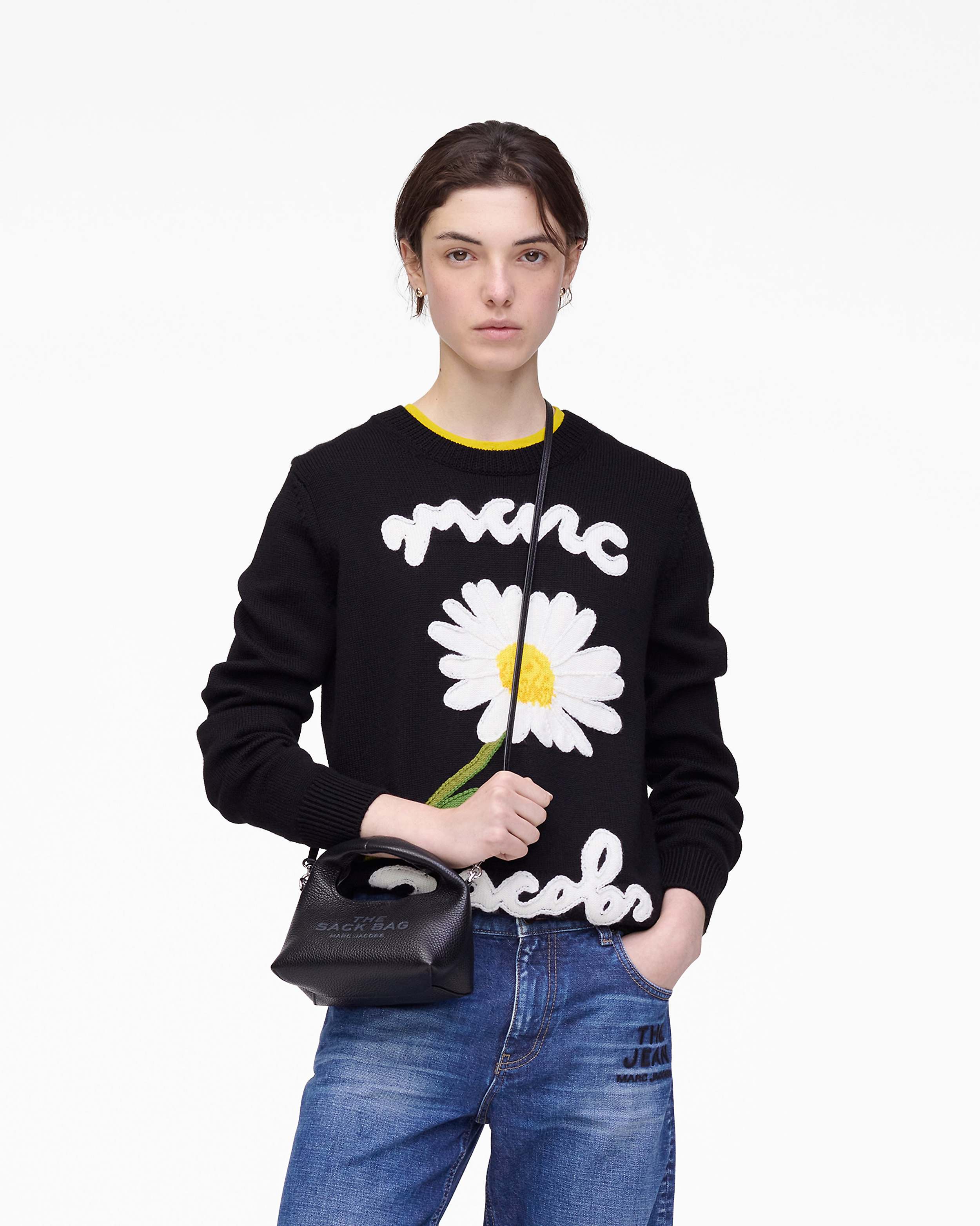 Marc Jacobs The Micro Crossbody Sack Bag-Black