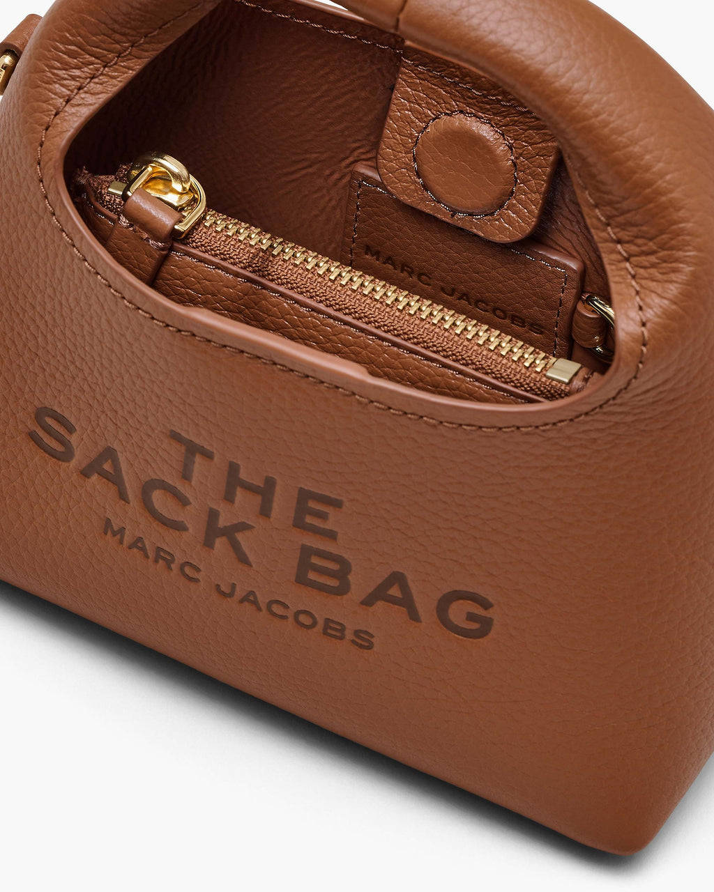 Marc Jacobs The Micro Crossbody Sack Bag-Argan oil