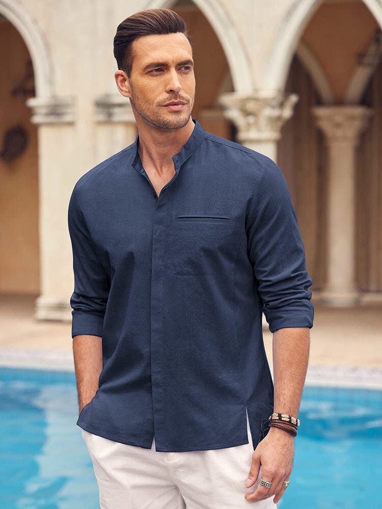 Classic fit Long Sleeve Cotton Hemd (US Only)