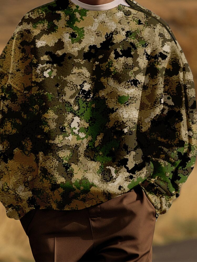 Lässig Comfy Camo Sweathemd